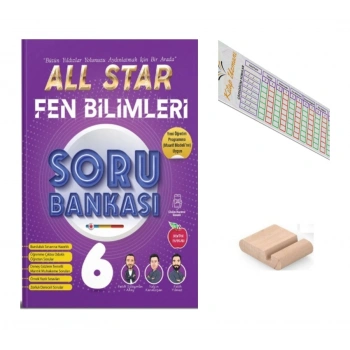 6.Sınıf ALL STAR Fen Bilimleri Soru Bankası 2027 Maarif Modeli+Telefon Tutucu+Çözüm Ayracı