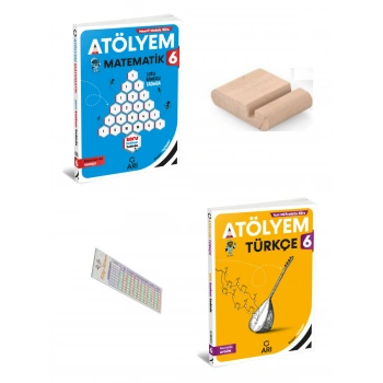 6.Sınıf Matematik Türkçe Atölyem 2027 Maarif Model +Telefon Tutucu +Çözüm Ayracı