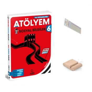 6.Sınıf Sosyal Bilgiler Atölyem 2027 Maarif Model +Telefon Tutucu +Çözüm Ayracı