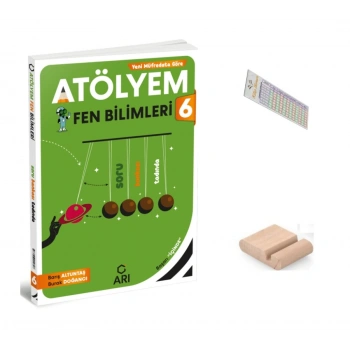6.Sınıf Fen Bilgisi Atölyem 2027 Maarif Model +Telefon Tutucu +Çözüm Ayracı