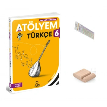 6.Sınıf Türkçe Atölyem 2027 Maarif Model +Telefon Tutucu +Çözüm Ayracı