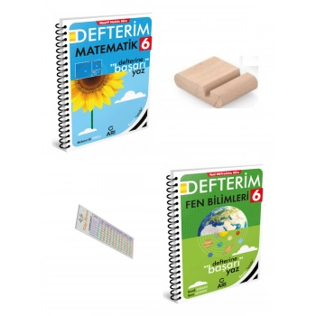 6.Sınıf Fen Bilgisi Matematik Defterim 2027 Maarif Model +Telefon Tutucu +Çözüm Ayracı