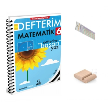 6.Sınıf Matematik Defterim 2027 Maarif Model +Telefon Tutucu +Çözüm Ayracı