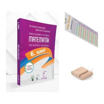 6.Sınıf Matematik Konu Anlatım MPS 2027 Maarif Model +Çözüm Ayracı+Telefon Tutucu