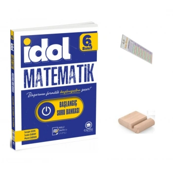 6.Sınıf İDOL Başlangıç Soru Bankası Matematik Maarif Model 2027+Çözüm Ayracı+Telefon Tutucu