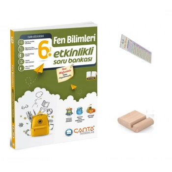 6.Sınıf Fen Bilimleri Etkinlikli Soru Bankası Maarif Model 2027+Çözüm Ayracı+Telefon Tutucu