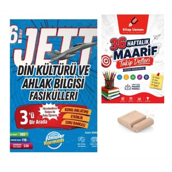 6..Sınıf Jett Din Kültürü Fasikülleri 2027 Maarif Modeli+Maarif Defter+Telefon Tutucu