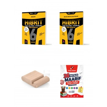 6. Sınıf İngilizce Din Hibrit Soru Bankası+Çözüm Ayracı+Telefon Ayracı