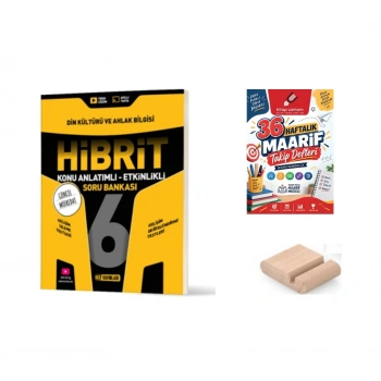 6. Sınıf Din HİBRİT Soru Bankası+Çözüm Ayracı+Telefon Ayracı