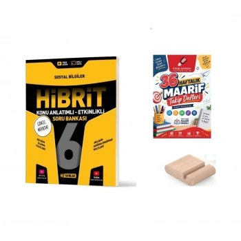 6. Sınıf Sosyal HİBRİT Soru Bankası+Çözüm Ayracı+Telefon Ayracı