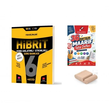 6. Sınıf Fen HİBRİT Soru Bankası+Çözüm Ayracı+Telefon Ayracı