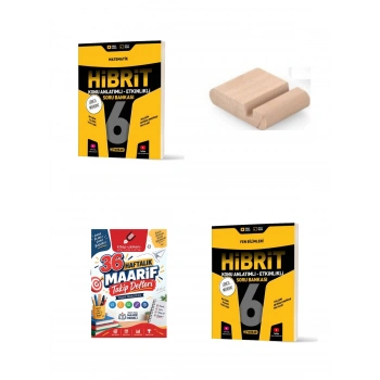 6. Sınıf Fen Matematik HİBRİT Soru Bankası+Çözüm Ayracı+Telefon Ayracı