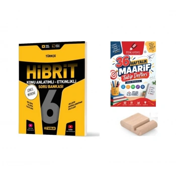 6. Sınıf Türkçe HİBRİT Soru Bankası+Çözüm Ayracı+Telefon Ayracı
