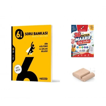 6. Sınıf Din Kültürü Soru Bankası+Çözüm Ayracı+Telefon Tutucu