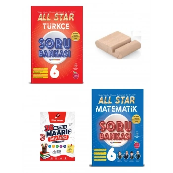 6.Sınıf Matematik Türkçe ALL STAR Soru Bankası 2027 Maarif Modeli+Telefon Tutucu+Maarif Defteri