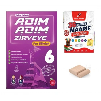 6.Sınıf Fen Bilimleri ADIM ADIM ZİRVEYE 2027 Maarif Modeli + Telefon Tutucu +Maarif Defteri