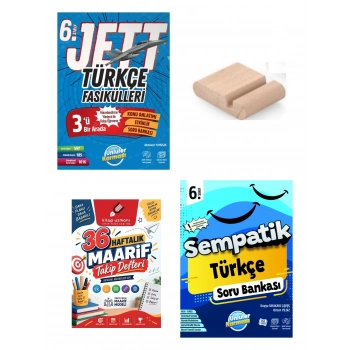 6.Sınıf Türkçe Fasikül- Türkçe Sempatik Soru Bankası+Maarif Defteri+Telefon Tutucu