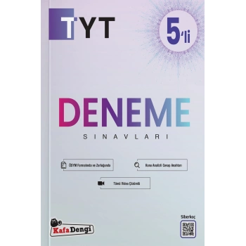 TYT Challenger Deneme Sınavı / 5li (Zor) (Tümü Video Çözümlü)