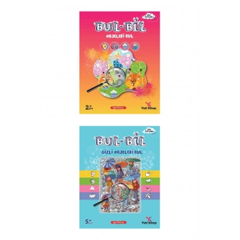 2 - 5 Yaş Bul - Bil Gizli Objeleri Bul Hidden Pictures 2 Kitap