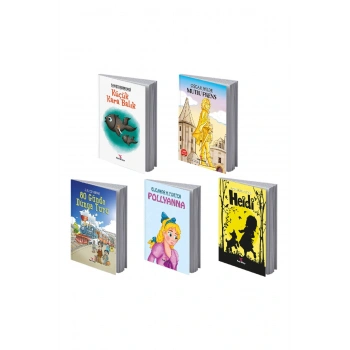 9-12 Yaş Çocuk Klasikleri 5 Kitap - Meb Tavsiyeli - 100 Temel Eser Okuma Takip Ayracı