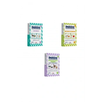 4-9 Yaş İngilizce Konuşturan Kelime Kartları English Flash Cards/ Okul Öncesi ve İlkokul /376 Kelime