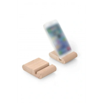 Ahşap Telefon Tablet Standı Telefon Tutucu Çam Ağacından