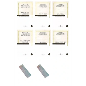 Dostoyevski SETİ (Suç ve Ceza-Karamazov Kardeşler-Kumarbaz-Budala-Yer Altından Notlar-Beyaz Geceler)