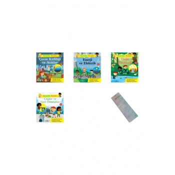 8-12 Yaş Kendin Keşfet/Gezegen ve Ekoloji- Deney ve Etkinlik Serisi 4 Kitap +Okuma Takip Ayracı