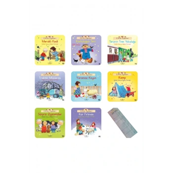 4-7 Yaş Çiftlik Hikayeleri Okuma Kitabıi-2 / 8 Kitap / Okul Öncesi ve 1. Sınıf +Okuma Takip Ayracı