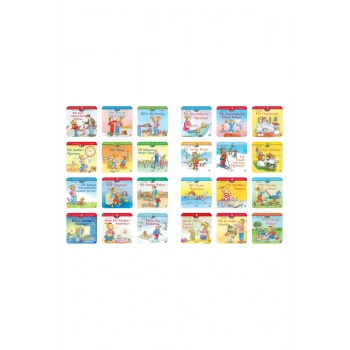 Elif ile İlk Okuma Kitabım Değerler Eğitimi 24 Kitap 3.ve 4.Seri 6-7 Yaş/1. Sınıf+Okuma Takip Ayracı