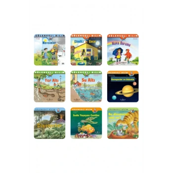 6-9 Yaş Eğlenceli Bilim Serisi 9 Kitap +Okuma Takip Ayracı..!