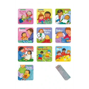 2-4 Yaş Hayatı Öğreniyorum - İlk Deneyim Serisi 10 Kitap +Okuma Takip Ayracı..!