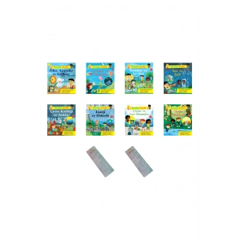 8-12 Yaş Kendini Keşfet/Gezegen ve Ekoloji- Deney ve Etkinlik Serisi 8 Kitap +Okuma Takip Ayracı