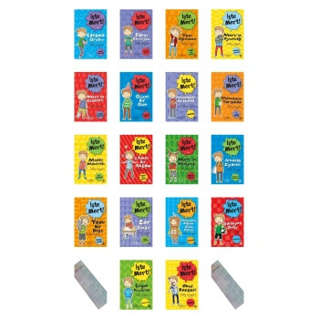 2. ve 3. Sınıf İşte Mert/Karakter Gelişimi ve Değerler Eğitimi Hikaye Seti 18li+Okuma Takip Ayracı