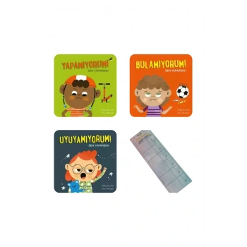 4-7 Yaş Sen Yaparsın- Özgüven Serisi 3 Kitap +Okuma Takip Ayracı..!