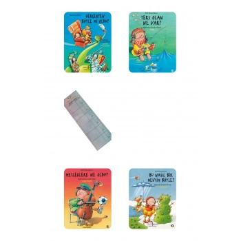 6-9 Yaş Eğlenceli Yanlışlar Serisi - Hatayı Bul Eğlen Öğren Hidden Pictures +Okuma Takip Ayracı..!