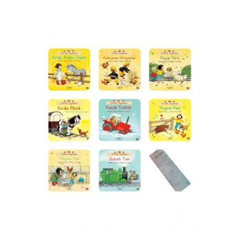 4-7 Yaş Çiftlik Hikayeleri Okuma Kitabı -1 / 8 Kitap / Okul Öncesi ve 1. Sınıf +Okuma Takip Ayracı