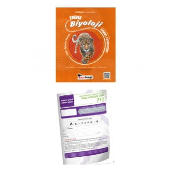 KAFADENGİ TYT Biyoloji Soru Bankası (Tümü Video Çözümlü) - Süper Kolay Öğreten + TYT Deneme..!