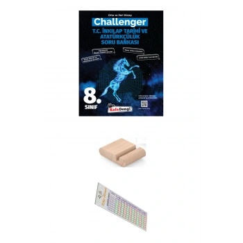 8.Sınıf İnkılap Tarihi Soru Bankası Challenger LGS 2026 + Telefon Tutucu