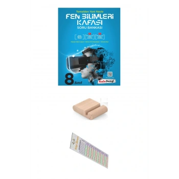 8.Sınıf Fen Bilimleri Kafası Soru Bankası (Tümü Video Çözümlü) + Telefon Tutucu