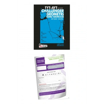 KAFADENGİ TYT Challenger Geometri Soru Bankası (Tümü Video Çözümlü) + TYT Deneme..!