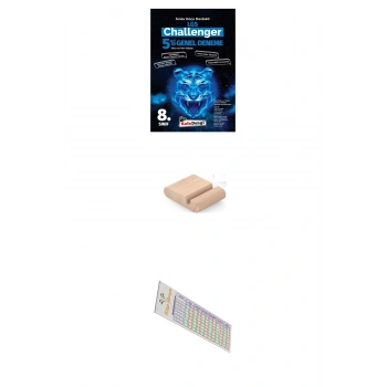 8.Sınıf 5li Challenger Paket Deneme (Tümü Video Çözümlü) + Telefon Tutucu