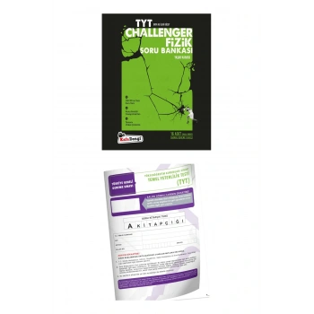 KAFADENGİ TYT Challenger Fizik Soru Bankası (Tümü Video Çözümlü) + TYT Deneme..!