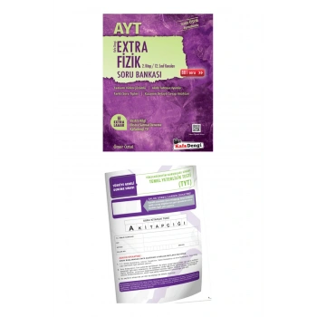 KAFADENGİ AYT Extra Fizik Soru Bankası / 2. Kitap (12. Sınıf Konuları) + TYT Deneme..!