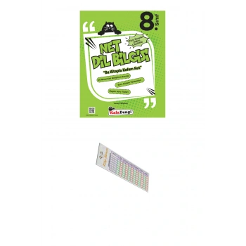 KAFADENGİ 8.Sınıf NET Dilbilgisi Soru Bankası (Tümü Video Çözümlü) + Soru Çözüm Ayracı
