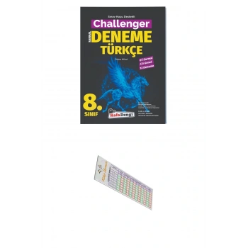 KAFADENGİ 8.Sınıf Challenger Türkçe Branş Denemesi (12li) (Tümü Video Çözümlü) + Soru Çözüm Ayracı