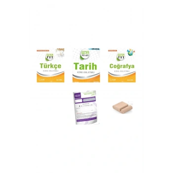 PALME TYT SÖZEL Konu Anlatım Seti (Türkçe + Tarih + Coğrafya) + TYT Deneme+Telefon Standı