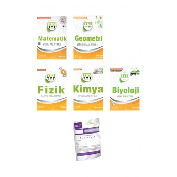 PALME TYT SAYISAL Konu Anlatım Seti Matematik + Geometri + Fizik + Kimya + Biyoloji + TYT Deneme