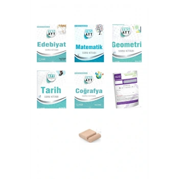 PALME AYT EŞİT AĞIRLIK Soru Bankası (Edebiyat+Matematik+Geometri +Tarih+Coğrafya)+TYT Deneme