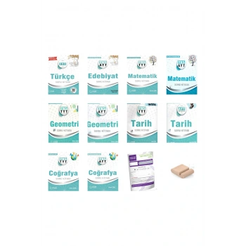 PALME TYT-AYT EŞİT AĞIRL Soru Bankası Türkçe Edebiyat Matematik Geometri Tarih Coğrafya + TYT Deneme